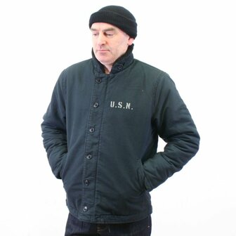 USN N1 Deck Jacket Navy Blue