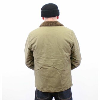 USN N1 Deck Jacket Navy Olive