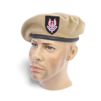 WW2 British Special Air Service Beret with SAS Cloth Badge