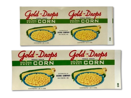Can Label Gold-Drops whole kernel Corn