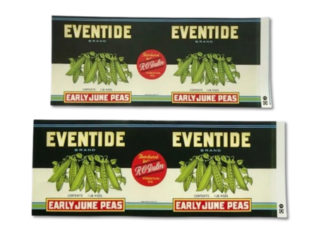 Can Label Eventide Peas
