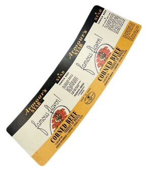 Can Label Armour&#039;s Star Corned Beef labels