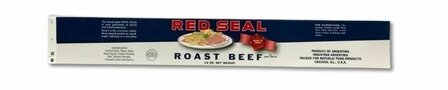 Can Label Roast Beef label