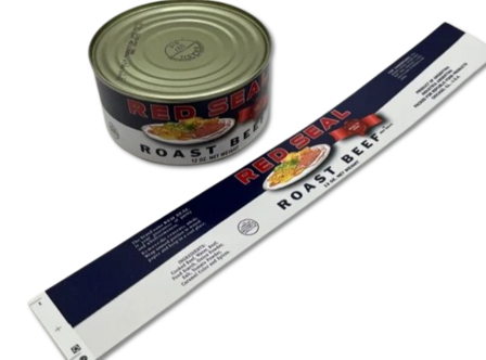 Can Label Roast Beef label
