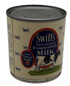 Can Label Evaporated SWIFT&#039;s Milk label 
