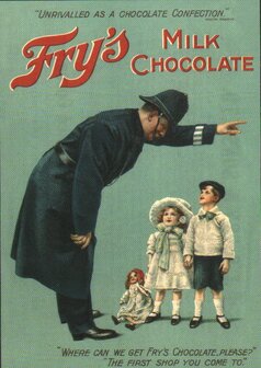 Fry&rsquo;s Milk Chocolate postcard
