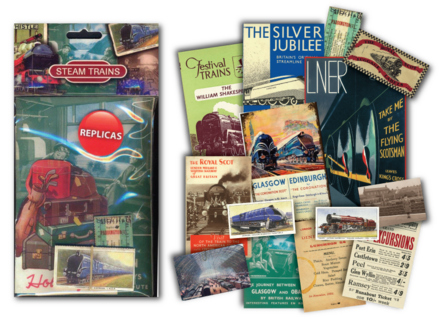 Steam Trains memorabilia pack