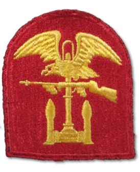 US 6th Naval Beach Battalion Amphibious Artillery OMAHA - UTHA BEACH PATCH