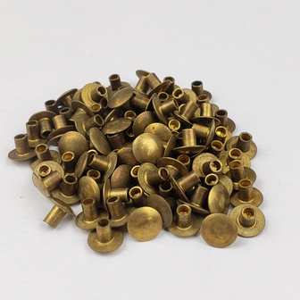 M1 Helmet Liner Semi Tubular short Rivets 