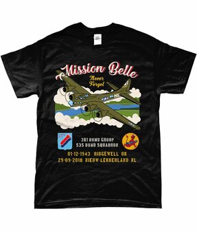 Shirt Mission Belle B-17 tekening