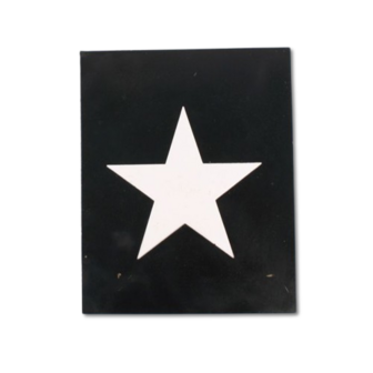US Military Star Metal Stencil