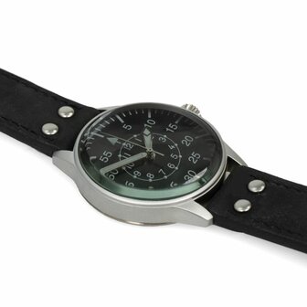 German Luftwaffe Aviator Service Watch - The Beobachtungsuhr - Black