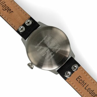 German Luftwaffe Aviator Service Watch - The Beobachtungsuhr - Black