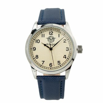 British RAF Service Watch - The Airman Pilot&#039;s Watch - Blue Strap