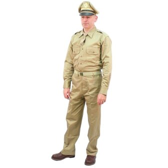 WW2 US WW2 Officers Summer Service Chino Shirt