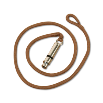 British Army Trench Whistle and Lanyard