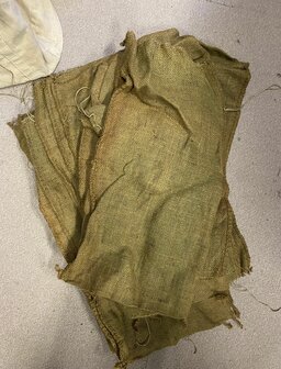 ww2 Jute zandzakken