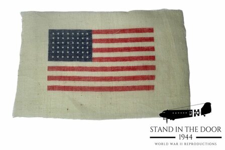 82nd Airborne Gauze Flag &ndash; Reproductie van de iconische herkenningsvlag (D-Day &amp; Market Garden)