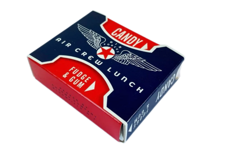WW2 Air Crew Lunch box reproductie donkerblauw karton