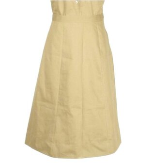 US Women&rsquo;s Chino Summer Skirt &ndash; khaki katoenen WAC zomerrok reproductie