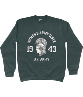 WW2 Women&rsquo;s Army Corps (WAC) 1943 Sweater &ndash; Witte Opdruk U.S. Army