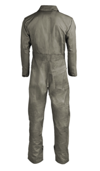 US Army HBT Overall OD No.3 (1941&ndash;1944) &ndash; back view WWII reproduction