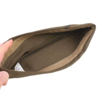 Inside view of WW2 US Women&rsquo;s ETO Garrison Cap with officer piping