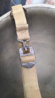Originele WW2 US M1C Paratrooper Helm &ndash; Inland 1941 / Firestone Liner