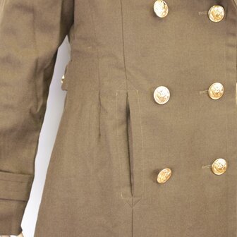 WAC Greatcoat reproductie gedragen op mannequin &ndash; WAC Greatcoat reproduction on mannequin