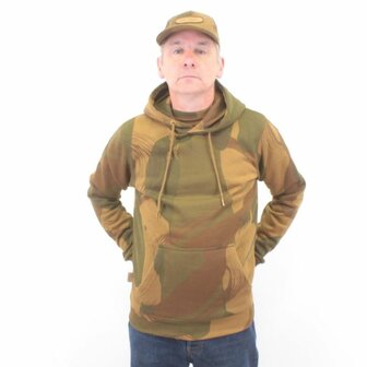 Front view Denison camouflage hoodie