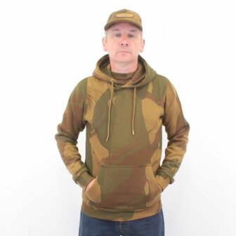Front view Denison camouflage hoodie