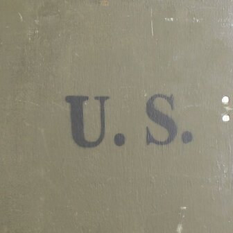 US Army U.S letters Metal Stencil Small