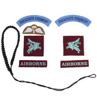 13th Parachute Regiment Lancashire Emblem &ndash; woven sleeve badge