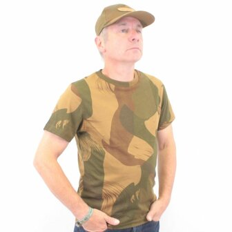 Denison camouflage T-shirt korte mouw &ndash; WWII reproductie &ndash; Denison camouflage short sleeve T-shirt WW2 reproducti