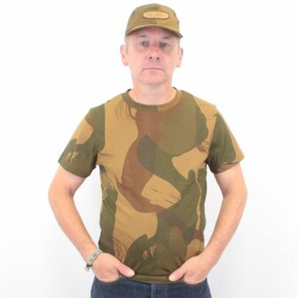 Denison camouflage T-shirt korte mouw &ndash; WWII reproductie &ndash; Denison camouflage short sleeve T-shirt WW2 reproducti