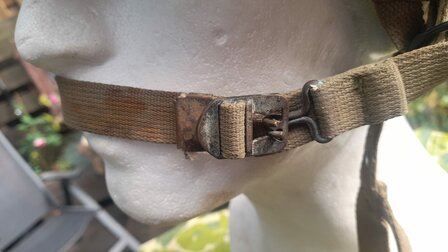 US Vietnam paratrooper helmet with Mitchell cover