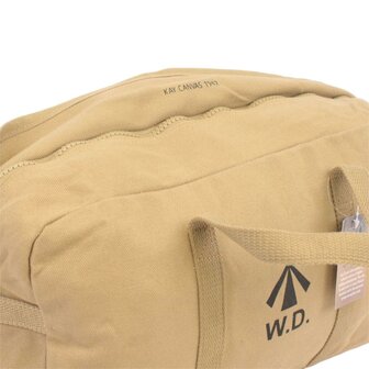 WD Holdall Small British WW2 made from khaki canvas &ndash; overview