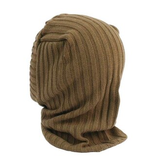 British Army woollen ribbed balaclava helmet WW2 reproduction