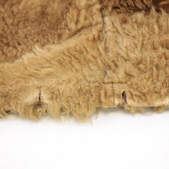 Original WWII RAF Irvin Flying Jacket rear view with shearling collar