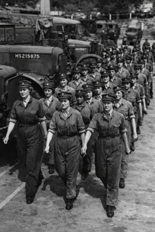 ATS Green Denim Overall WW2 | Auxiliary Territorial Service Boiler Suit