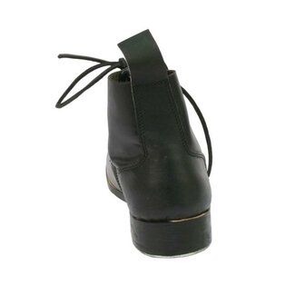 Victorian black ankle boots historical British army style