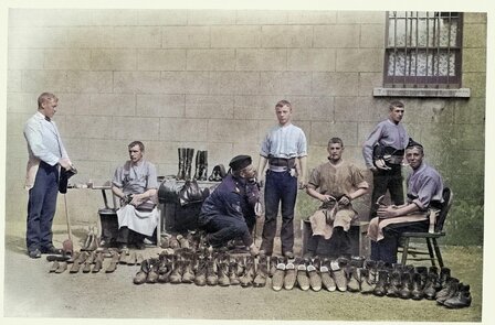 Britse Army schoenenmakers ww1