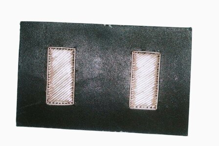Leather 1st Lieutenant shoulder ranks for USAAF A-2 Flying Jacket