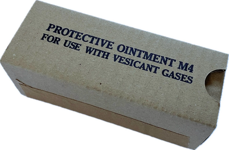 Army Protective Ointment M4 box with black sans-serif print
