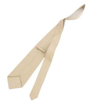 British Khaki Drill officer&rsquo;s tie in tan colour, photographed at an angle