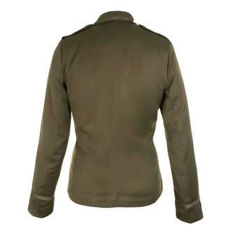 Rear view of WW2 American Womens Class A WAC Officers Service Jacket in Olive Drab