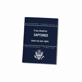 WWII US Army If You are Captured manual
