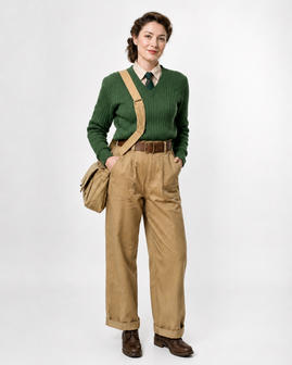 Reproductie WLA Land Girl das voor British Home Front uniform / Reproduction WLA Land Girl tie for British Home Front uniform