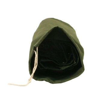 Canvas opbergtas voor US Army pup tent in WW2-stijl / Canvas storage bag for US Army pup tent in WW2 style
