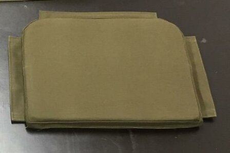 Willys MB Ford GPW maatwerk canvas rugkussen bestuurdersstoel